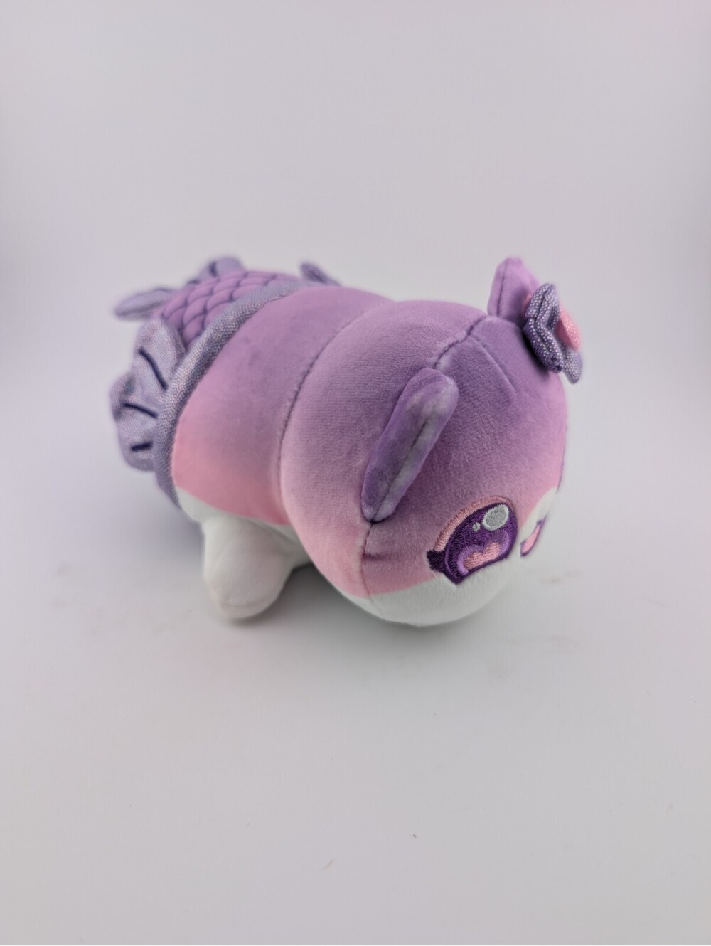 Aphmau Meemeow Purple Mermaid 6" Cat Plush Stuffed Animal Sparkle Series